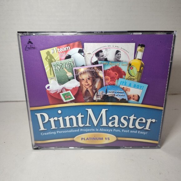 Print Master Platinum 15 Install CD plus 4 more CDs - Picture 1 of 5